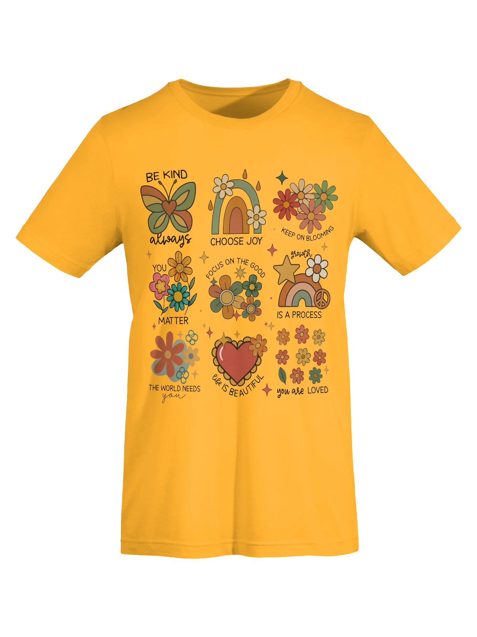Healing Symbols – Growth and Calm Unisex T-Shirt product image (1)