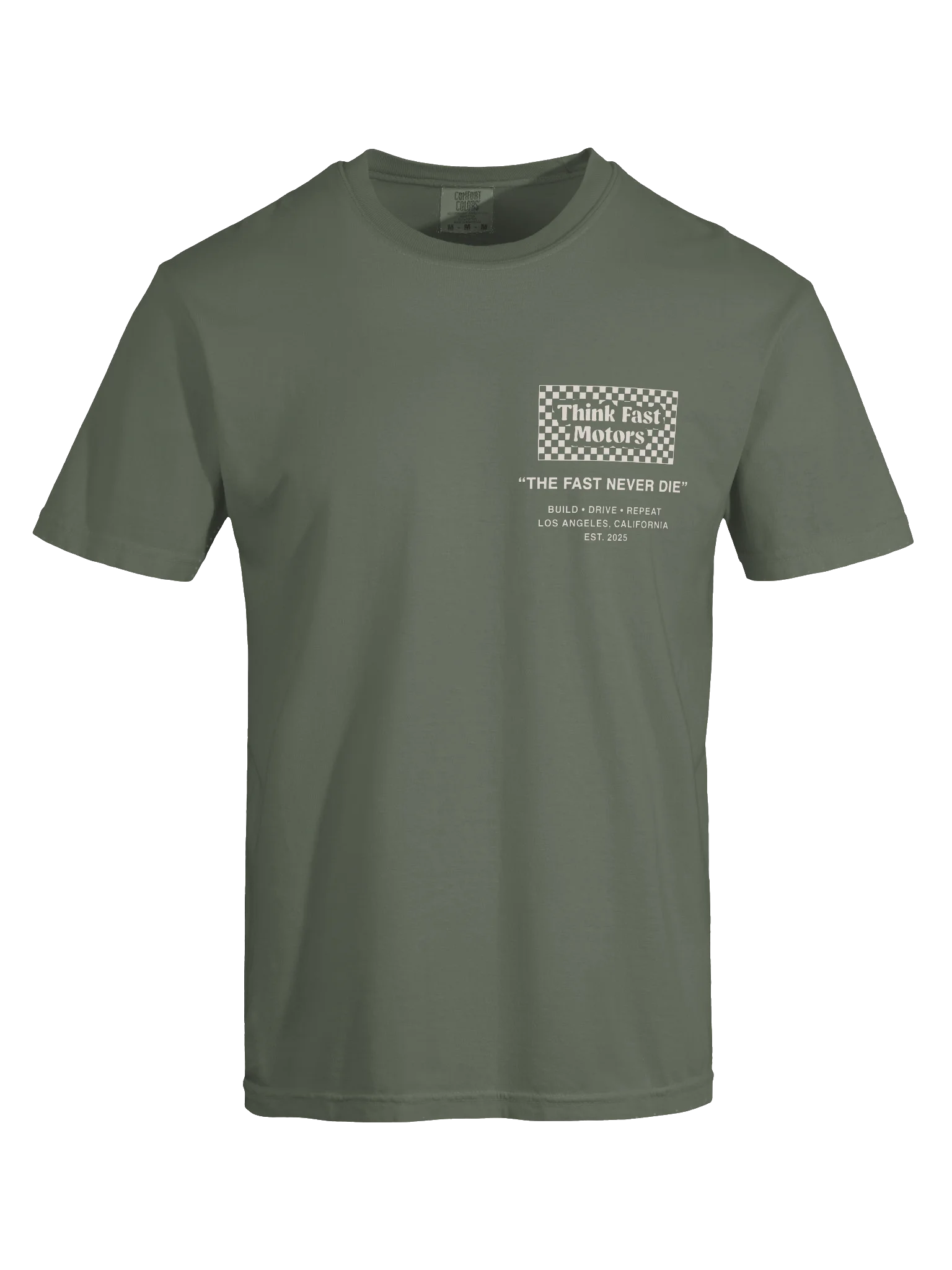 The Fast Never Die Tee - Moss product image (5)