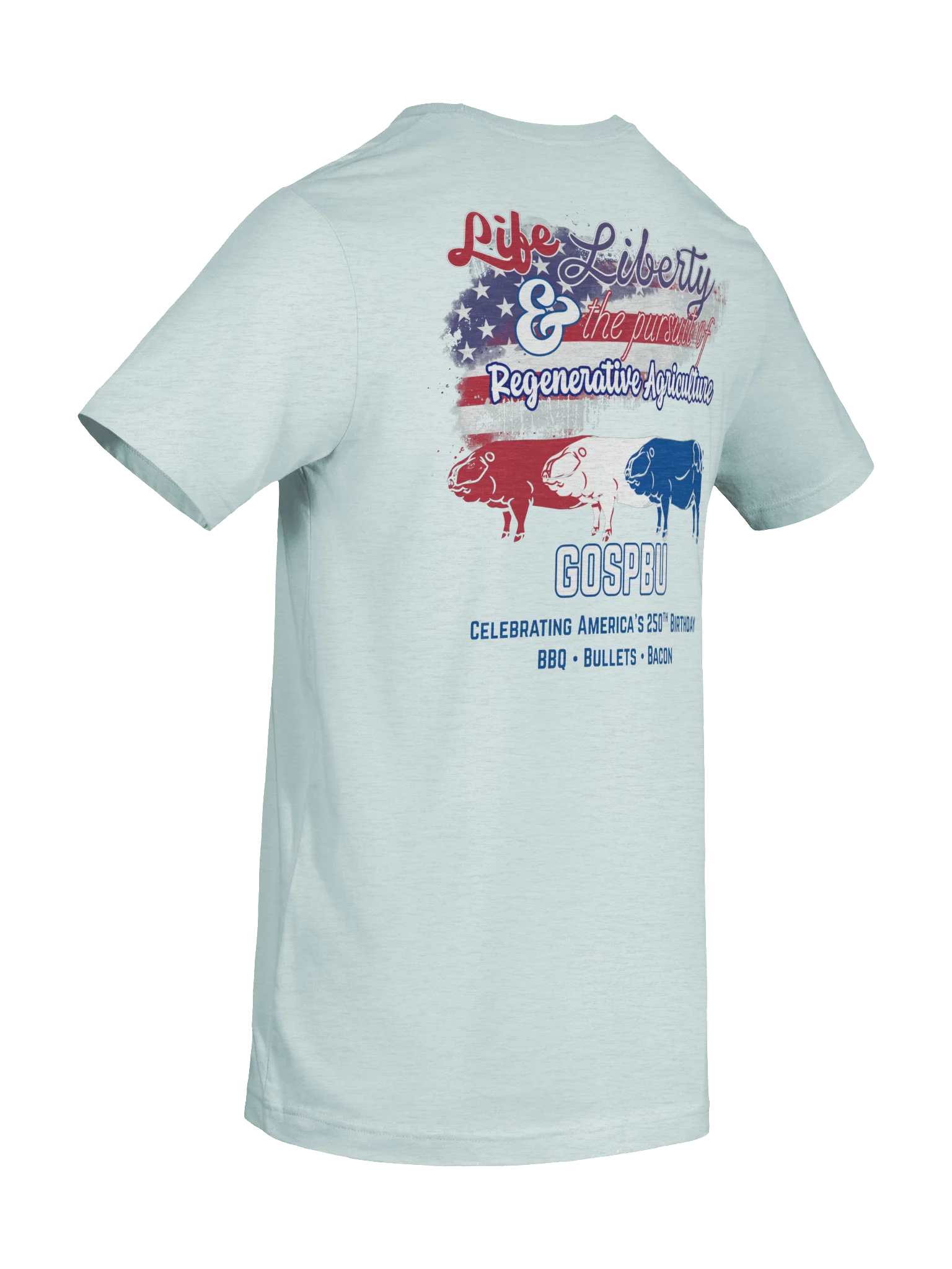 Liberty & Bacon Patriotic Pig Tee product image (8)