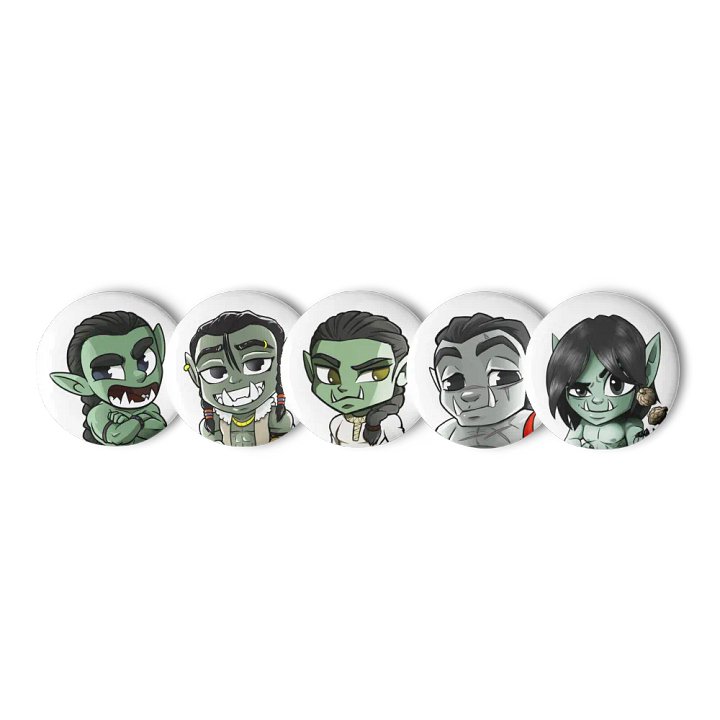 Chibi Orc Pin Collection product image (1)