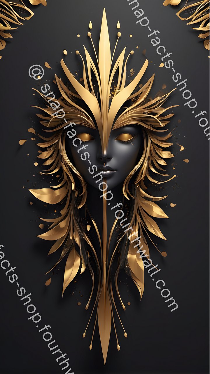 Floral Majesty in Gilded Symmetry product image (1)