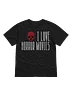 I Love Horror Movies - Skull T-Shirt