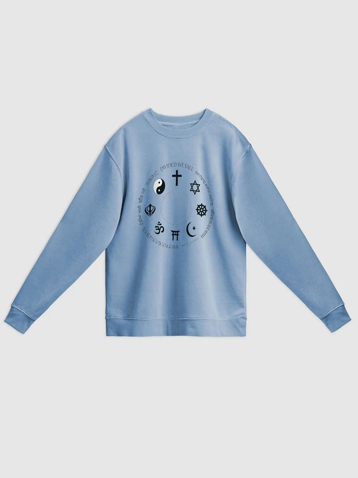 Divided We Fall - Religion - Independent Trading Co. Unisex Midweight Pigment Dyed Sweatshirt product image (1)