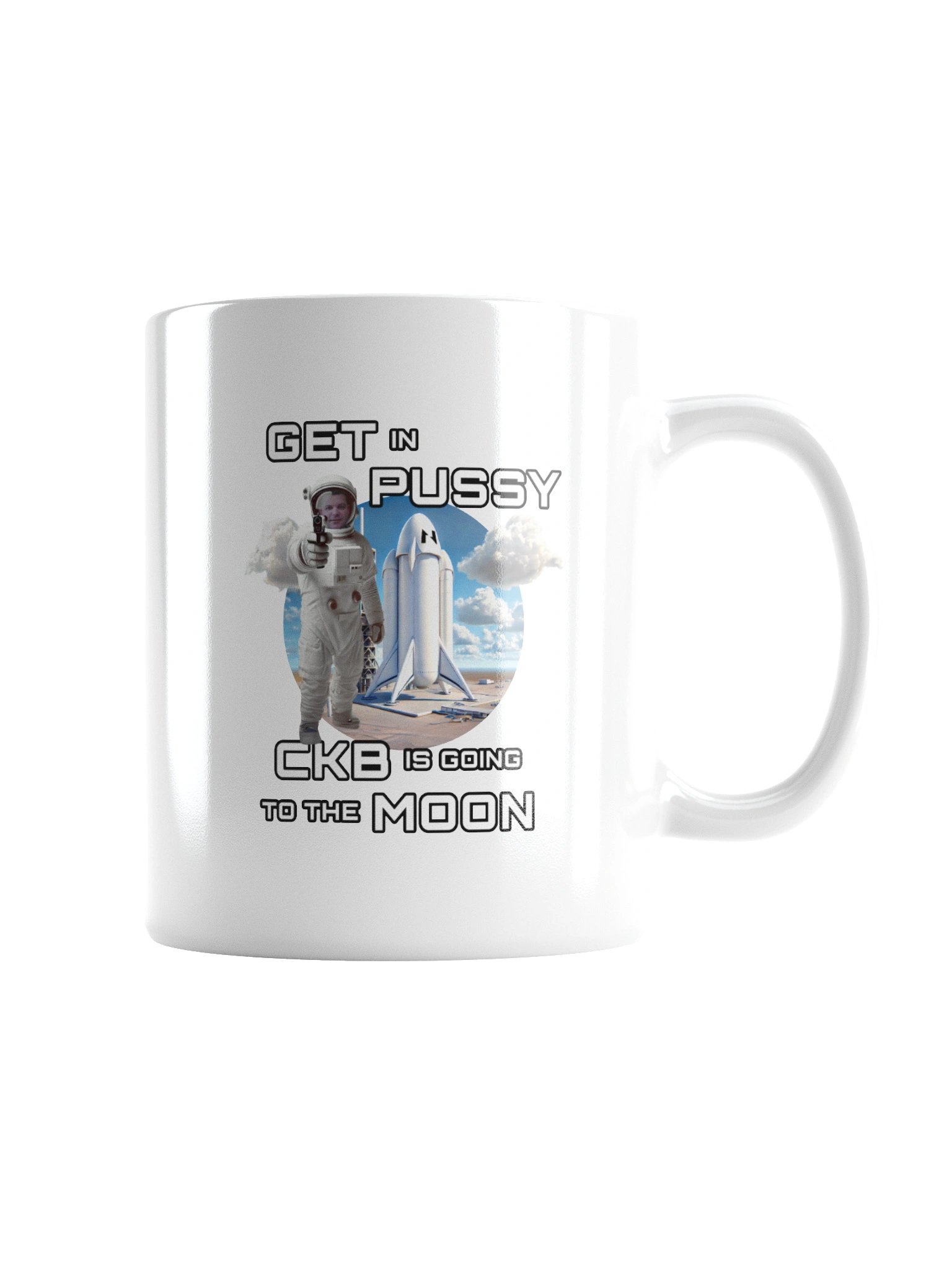 CKB is Going to the Moon Mug White product image (1)