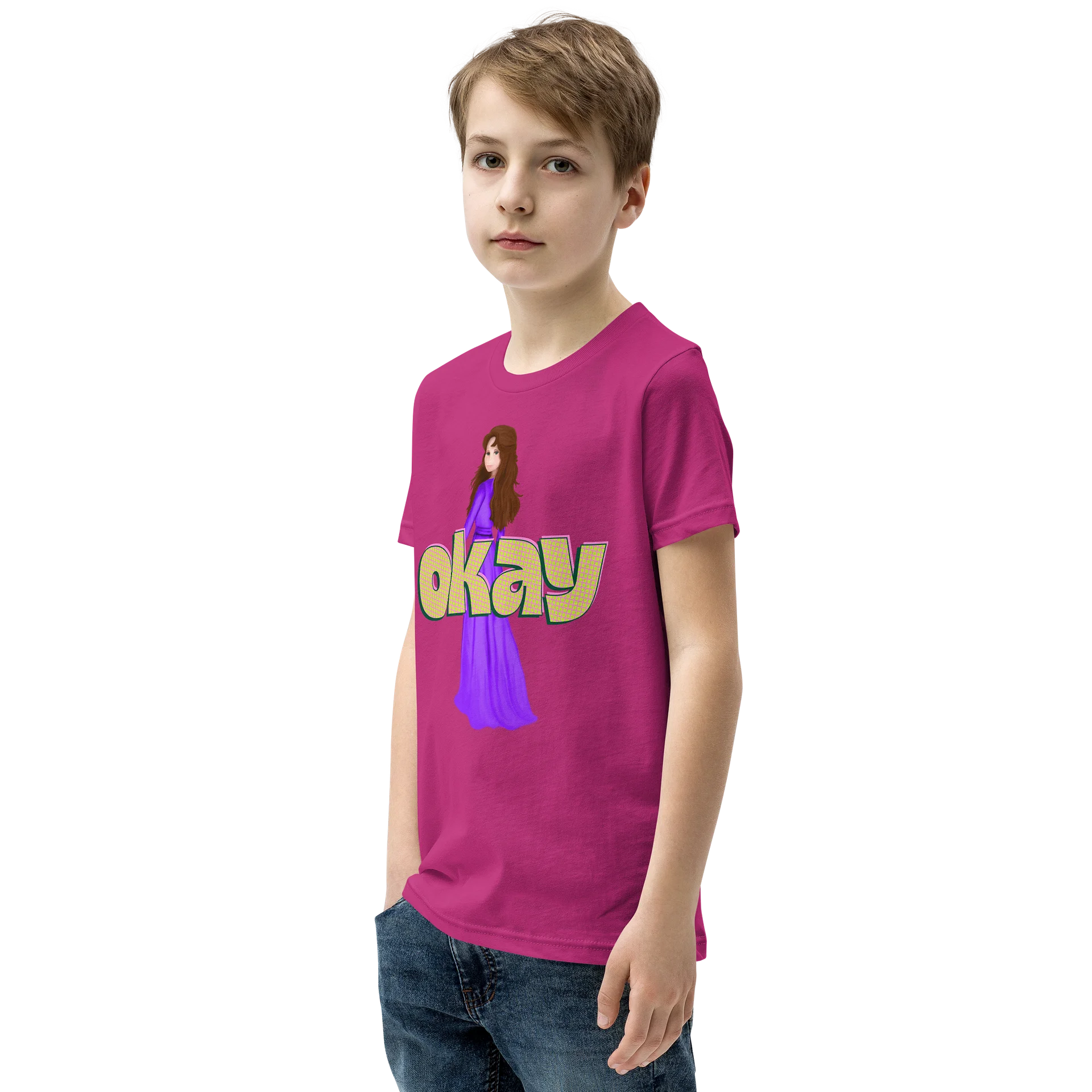 "okay" Youth Short Sleeve T-Shirt product image (2)