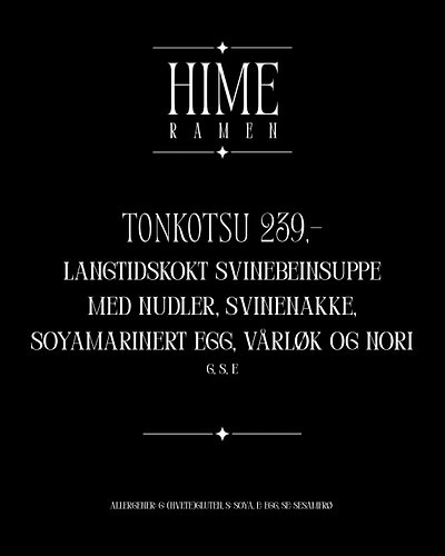 Swipe for hele vår meny!🍜 Hvilken ramen skal du bestille deg til søndag?🤩

#ramen #østfold #sarpsborg #restaurant #japan