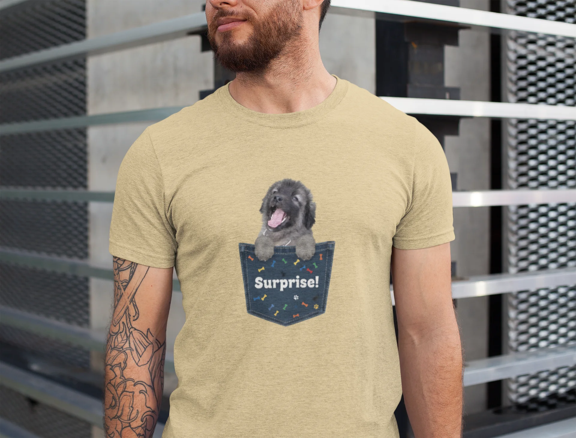 Surprise Pocket Puppy Shirt product image (3)