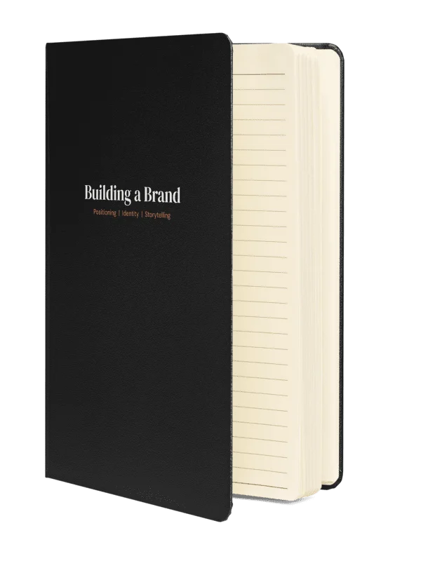 Black hardcover notebook product image (2)