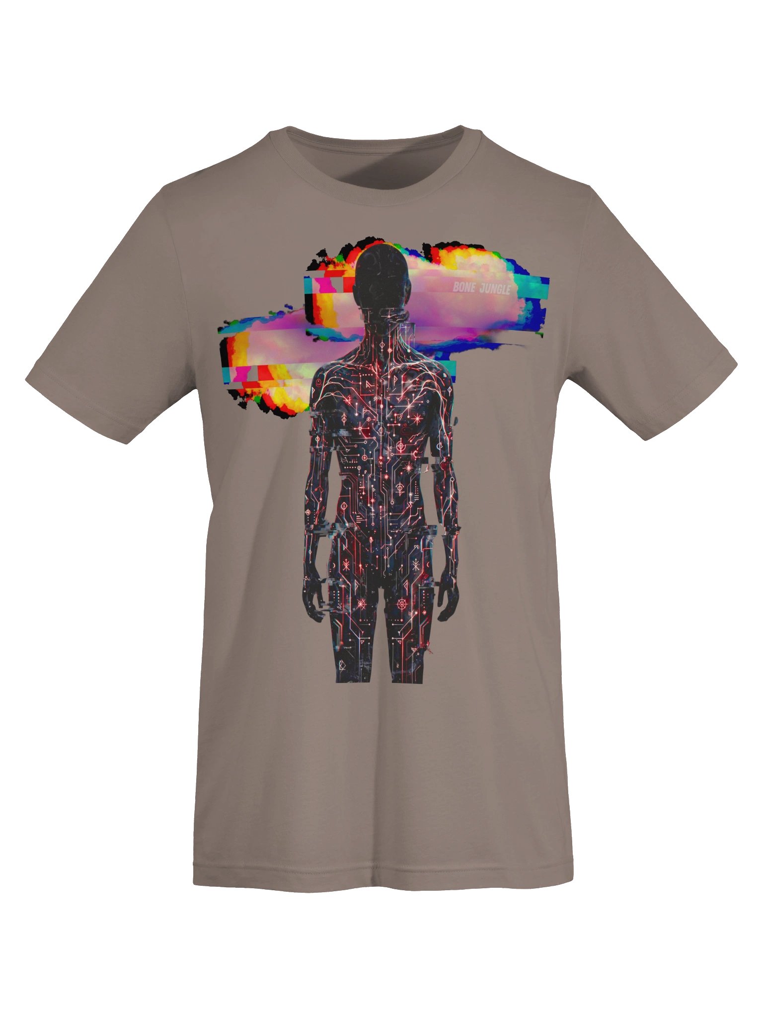 Written Flesh Cyber Glitch Silhouette Tee product image (1)