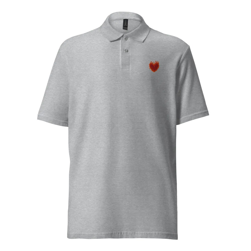SnugglesCat Flaming Heart Logo | Embroidered Polo product image (2)