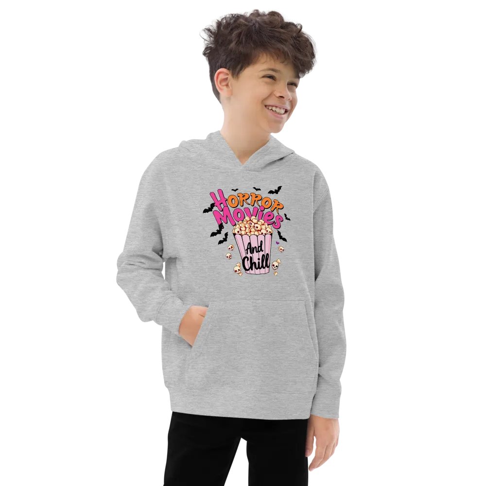 Horror Movies and Chill Popcorn Youth Pullover Fleece product image (25)