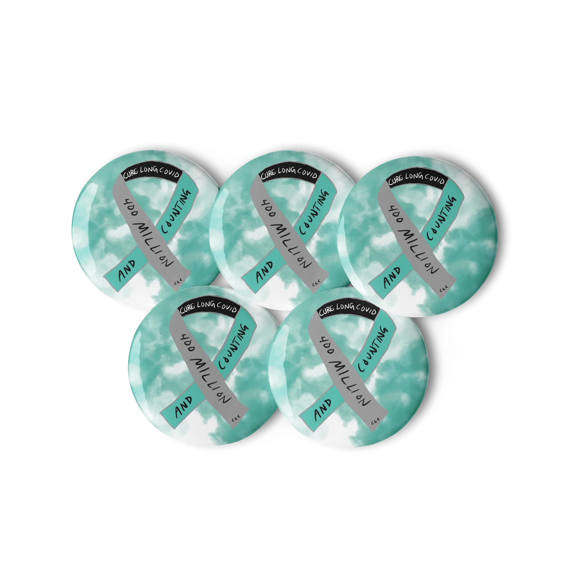 400 Million And Counting buttons product image (2)