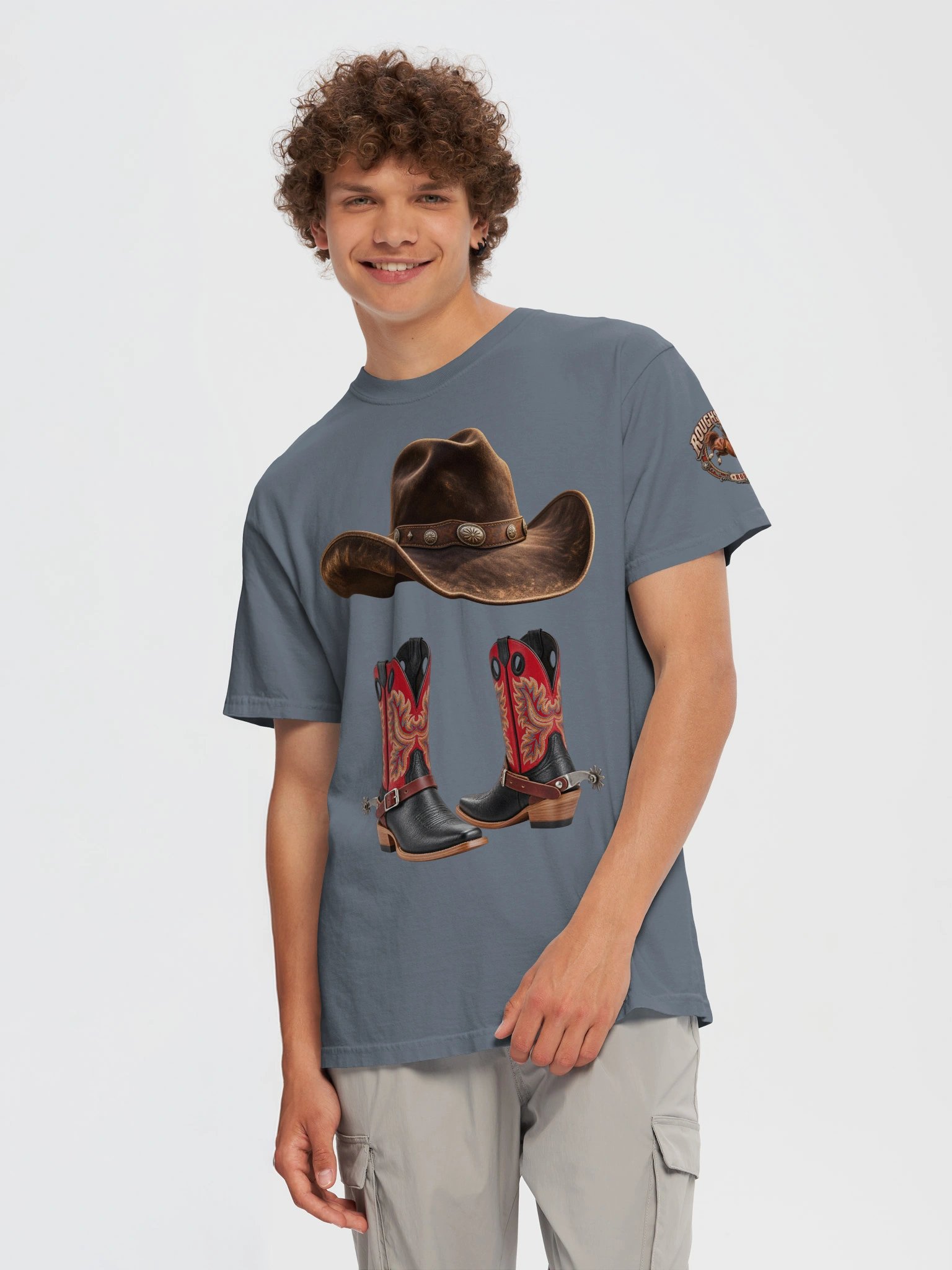 Cowboy Hat, Boots & Western Saddle T-Shirt | ROUGHSTOCK RODEO™ product image (169)