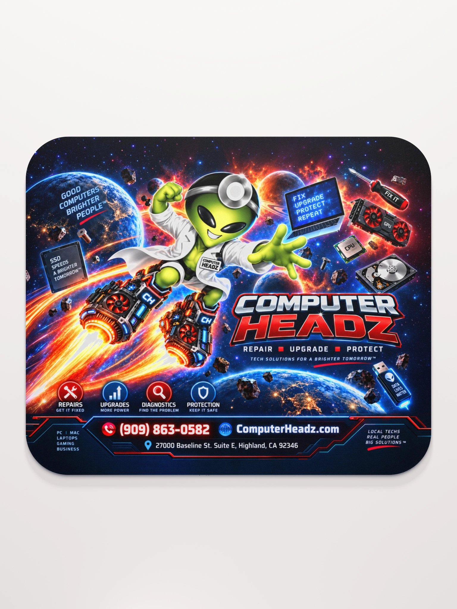 Computer Headz Afterburner Mousepad – Edition 04 product image (2)