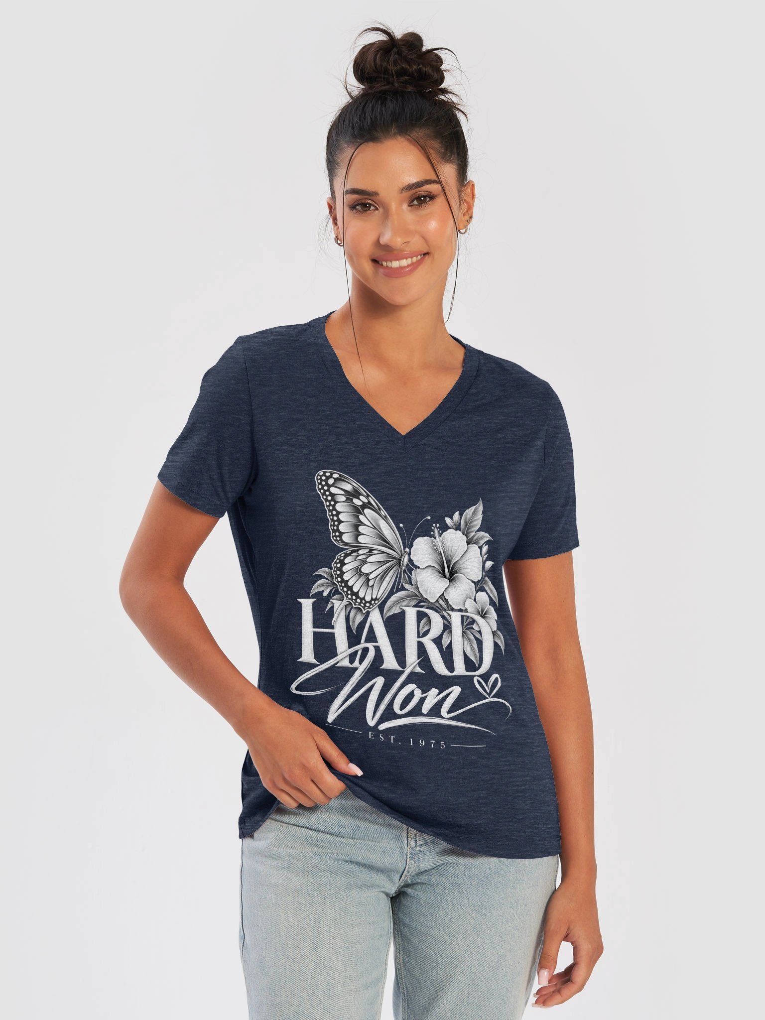 Hard Won: The Becoming Woman's V-Neck product image (41)