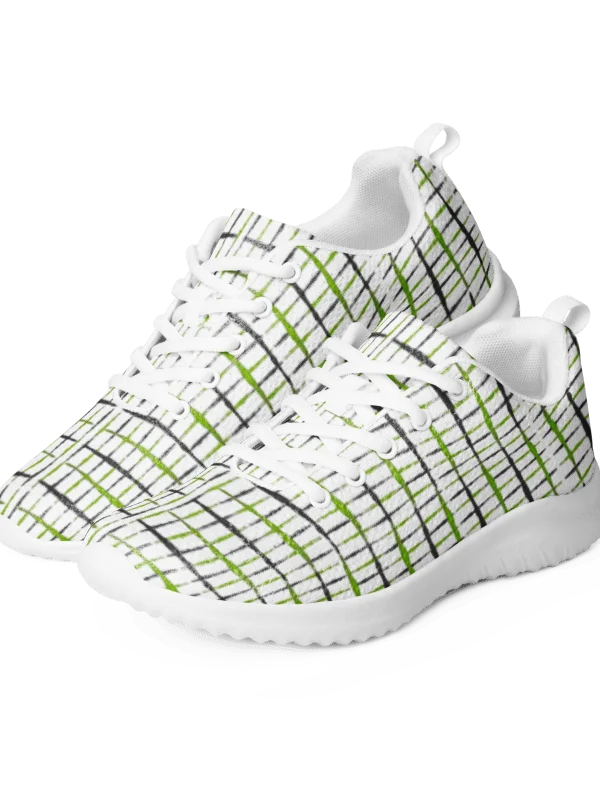 Neon Cyber-Grid Urban Sneaker Digital Jungle Men's Athletic Shoes product image (9)