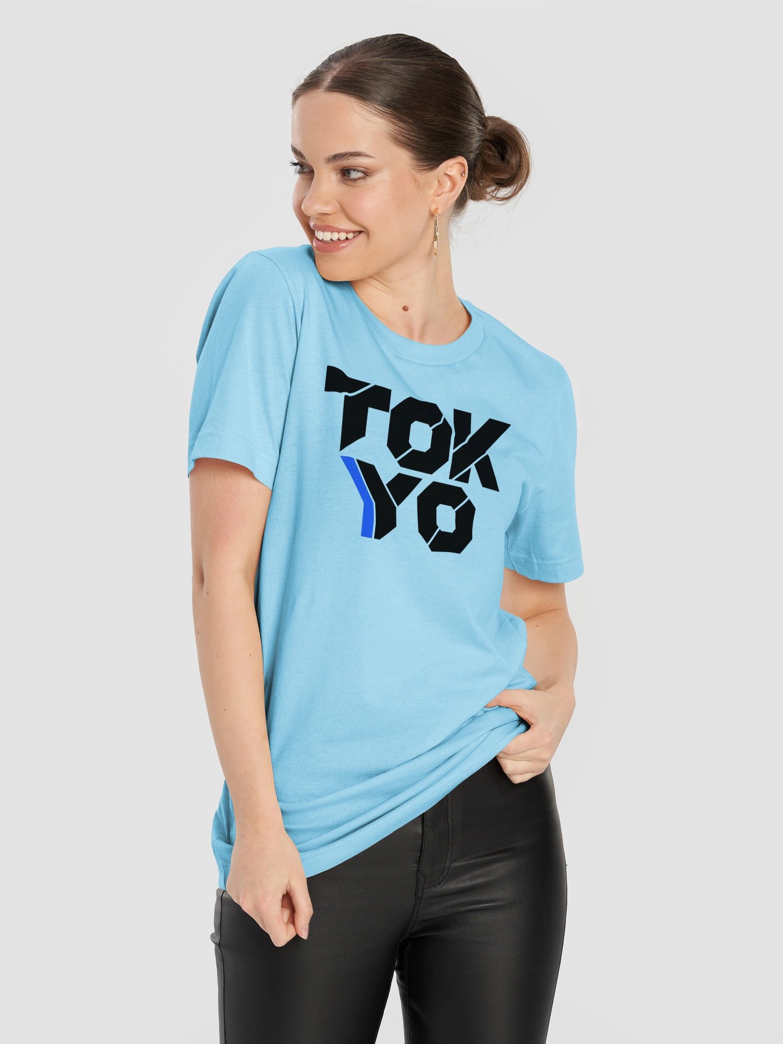 TOKYO Biennale Blue Zigzag Tee product image (11)
