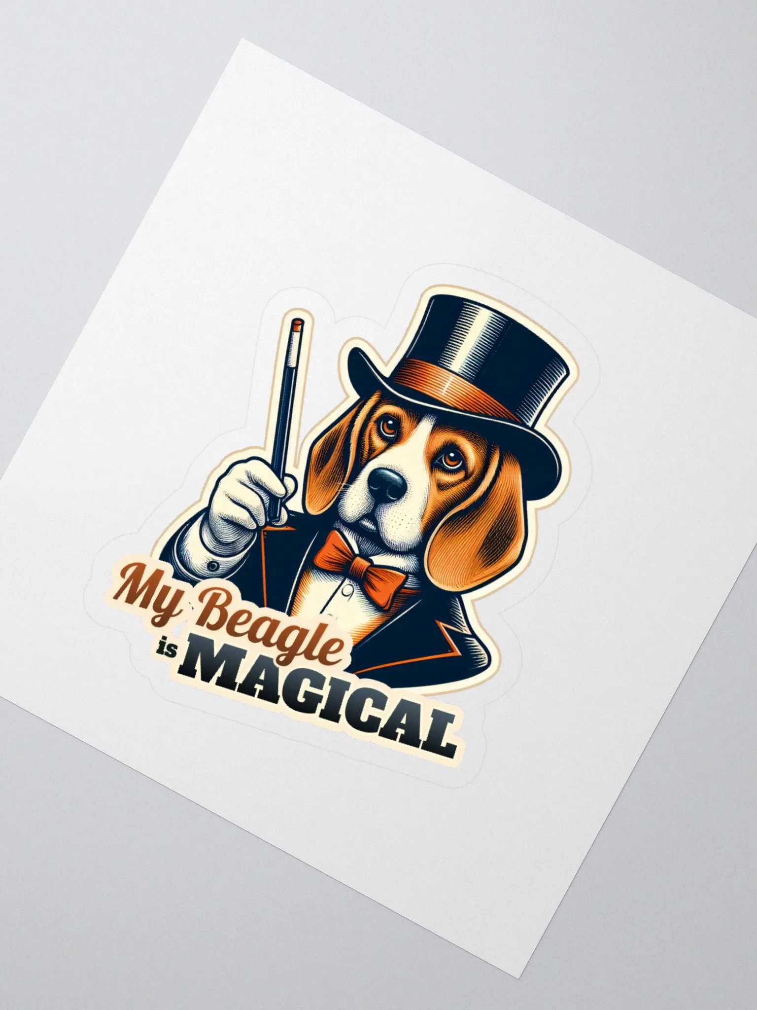 Magician Beagle - Sticker product image (2)
