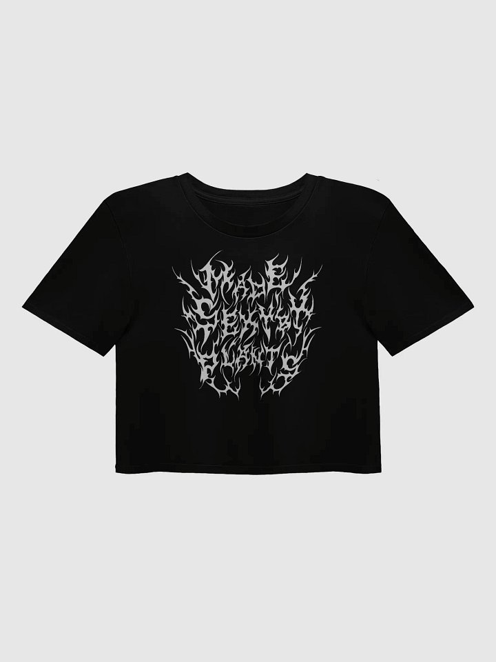 Made Sexy By Plants Milk is Murder Metalcore Crop tee product image (1)