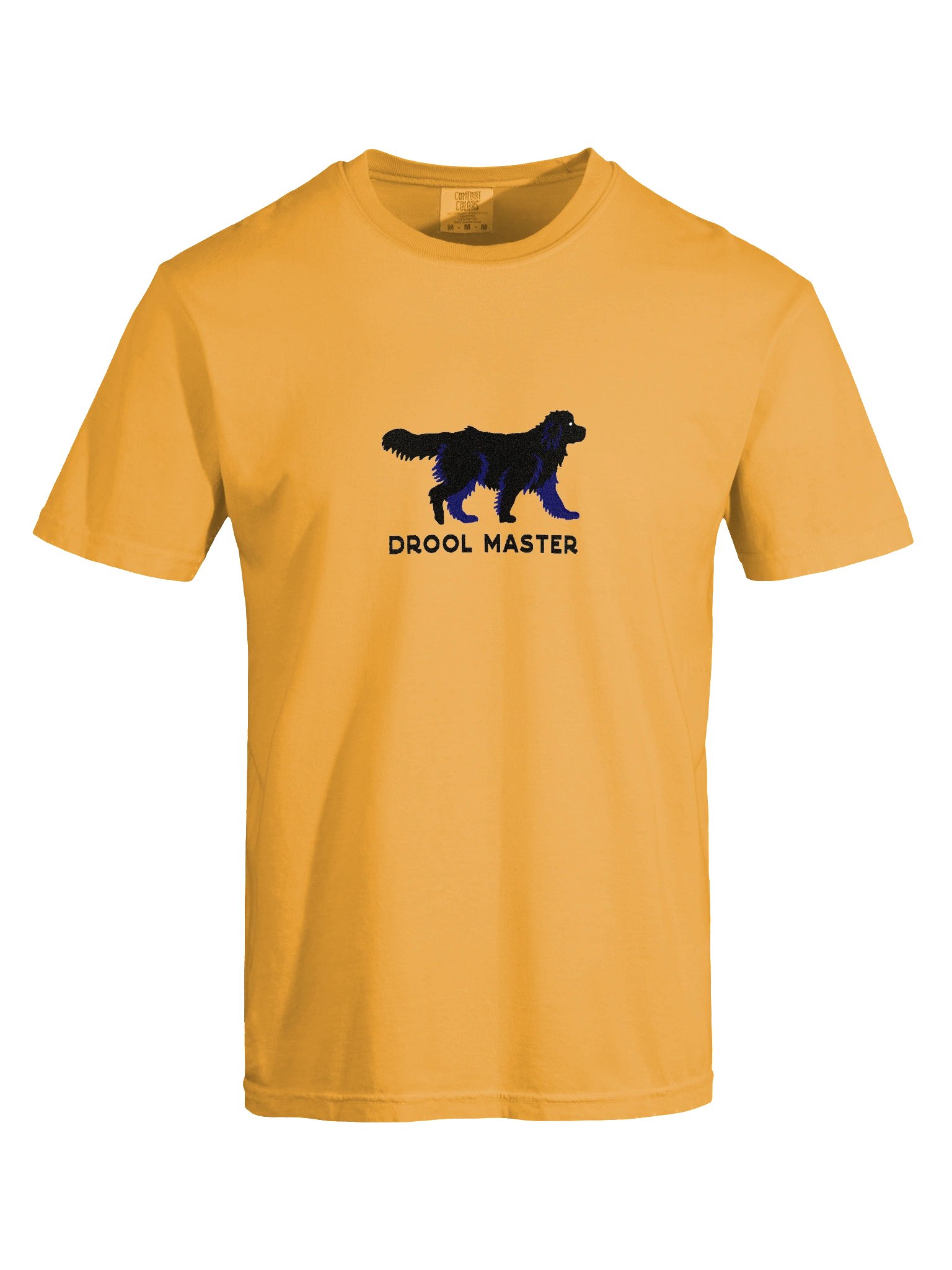 Drool Master T-Shirt(Embroidered) of a Newfoundland(Black) product image (10)