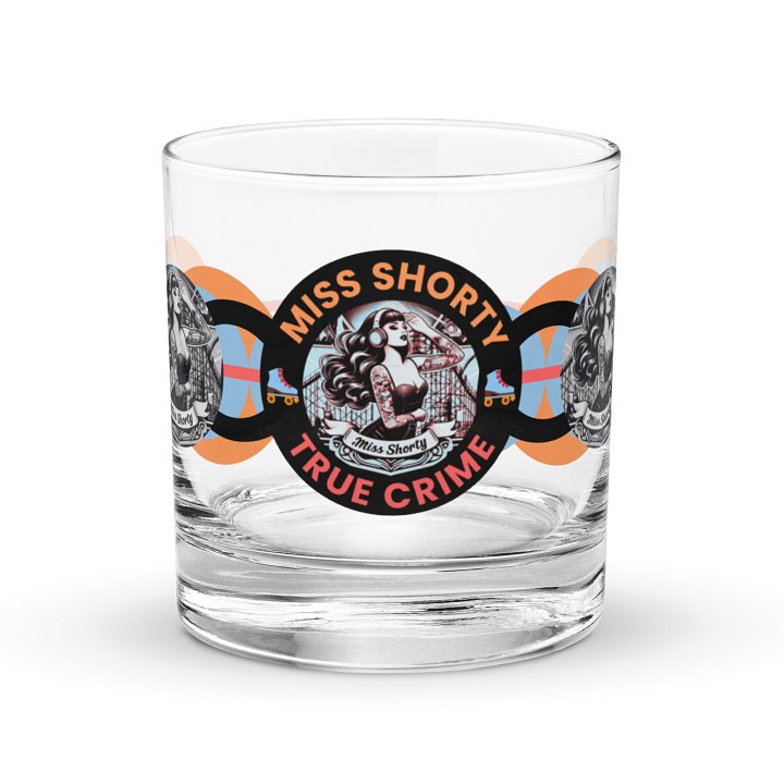 Miss Shorty True Crime Rocks Glass product image (1)