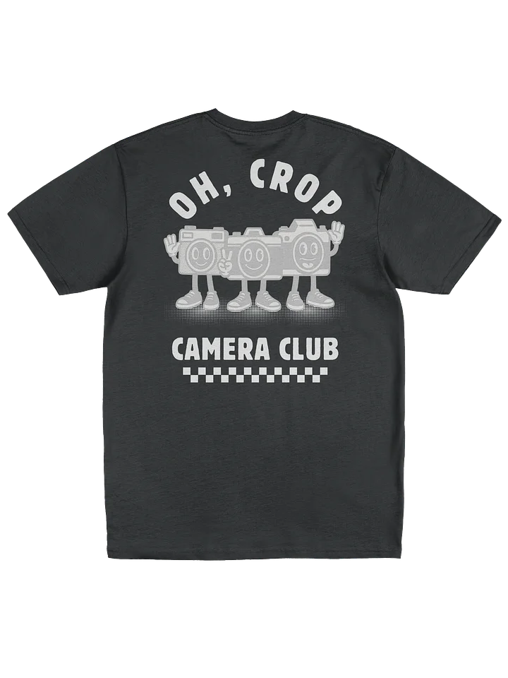 Oh Crop Camera Club Vintage Graphic Tee (Black) product image (2)