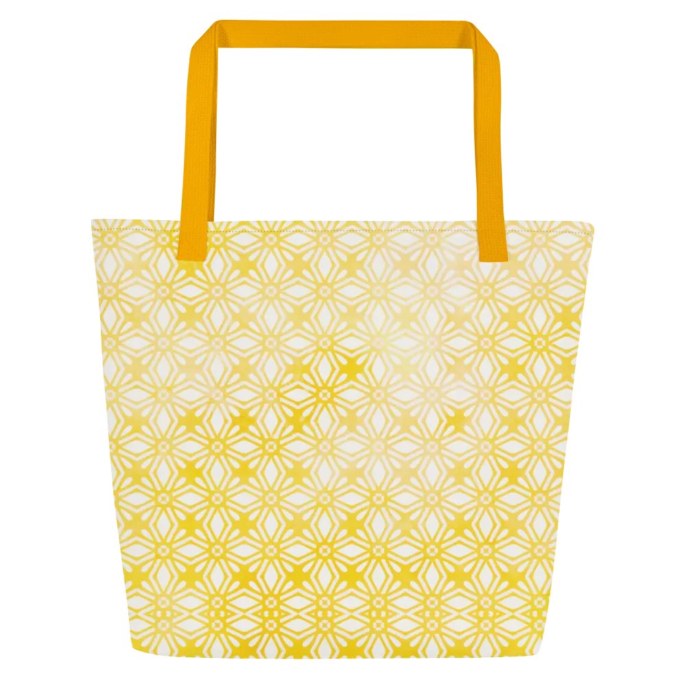 Shabby Flower Yellow - All-Over Print Tote Bag product image (2)