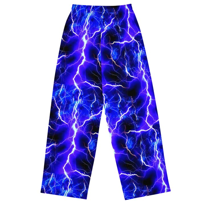 Blue Lightning Wideleg Pants product image (1)