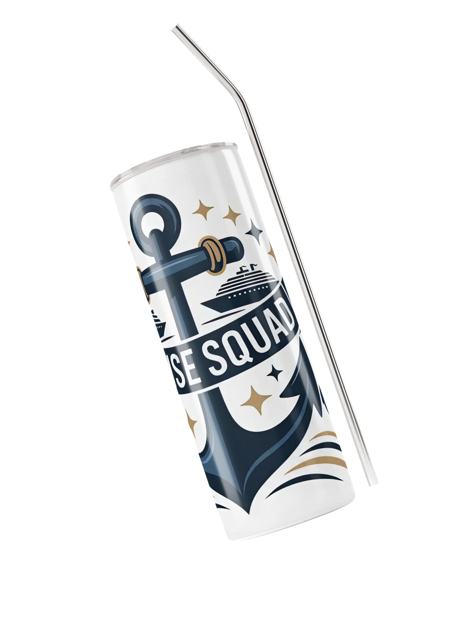 Cruise Squad Stainless Steel Tumbler | Cruise Group Vacation Cup product image (3)