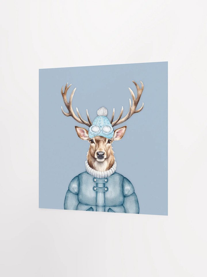 Winter Wonderland Deer Poster product image (7)