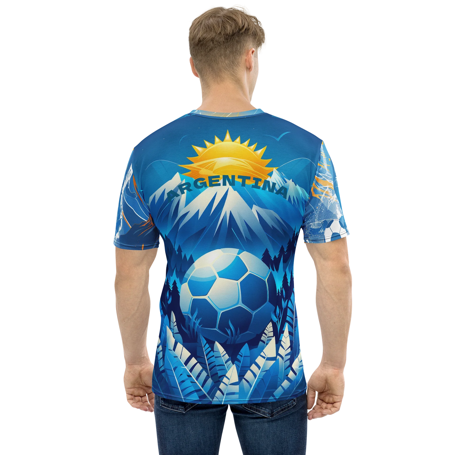 Argentina Fantasy Football Mens T shirt product image (7)