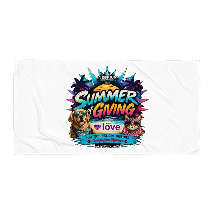 Summer of Giving Beach Towel product image (1)