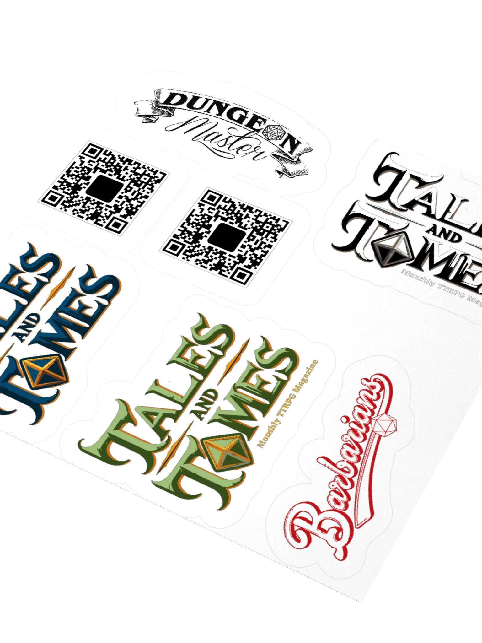 Tales & Tomes and more Stickers!! - Premium Vinyl Pack product image (8)