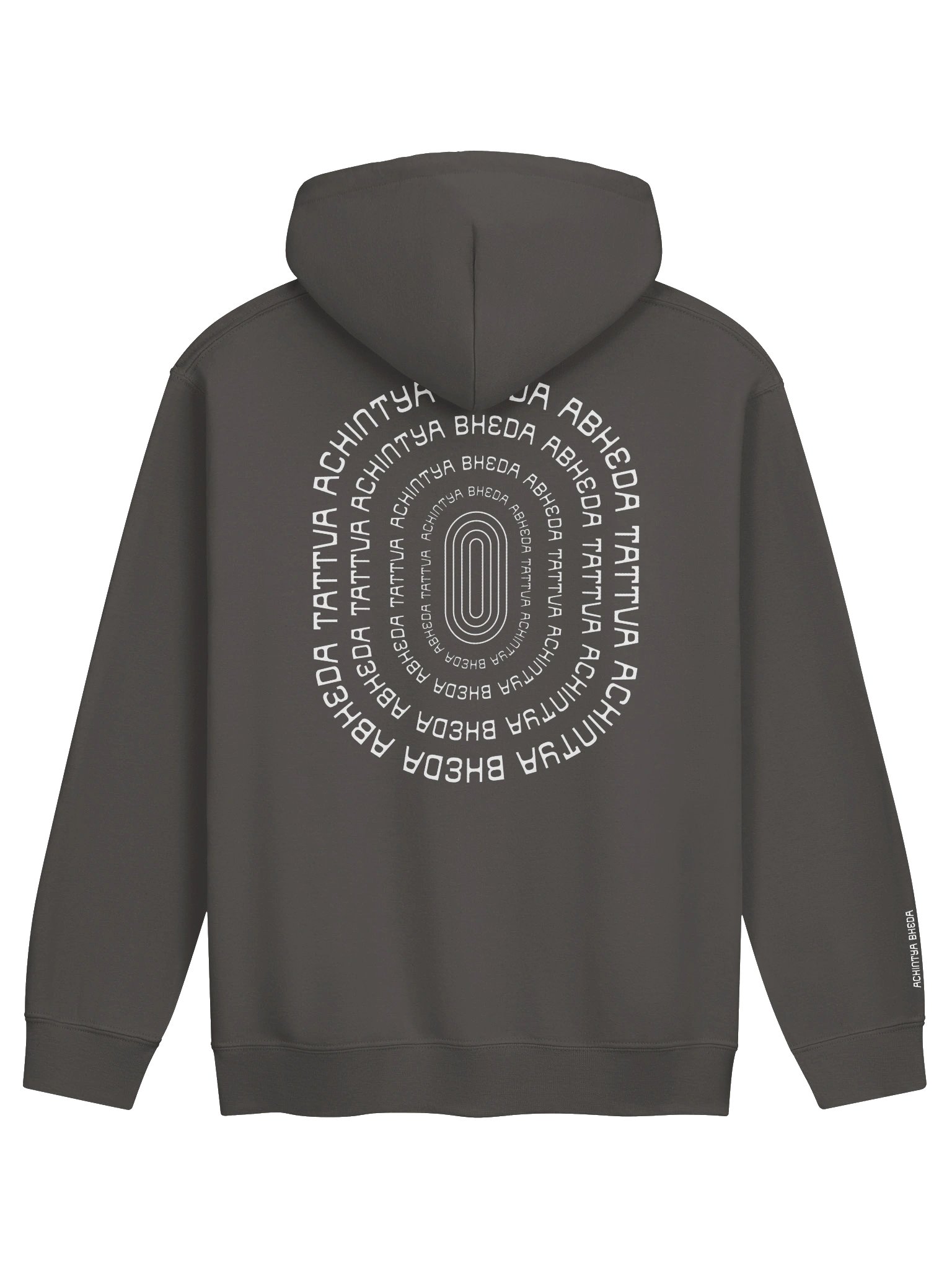 achintya bheda abheda tattva hoodie - white embroidery product image (2)