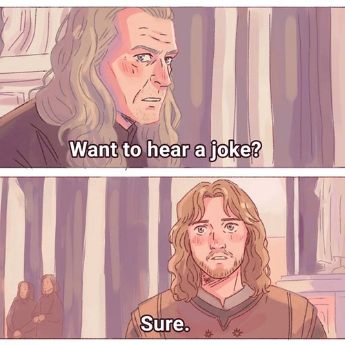 Poor Faramir 🥺
🤣 oh man, I love faramir jokes 😂 there are so many good ones! 
I am so happy you are enjoying this series! I l...