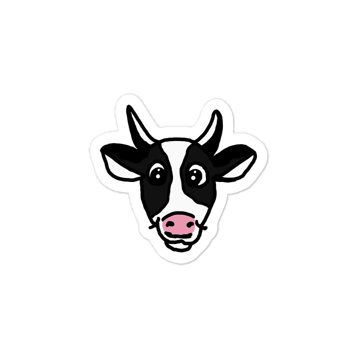 Cute Cow Sticker product image (1)