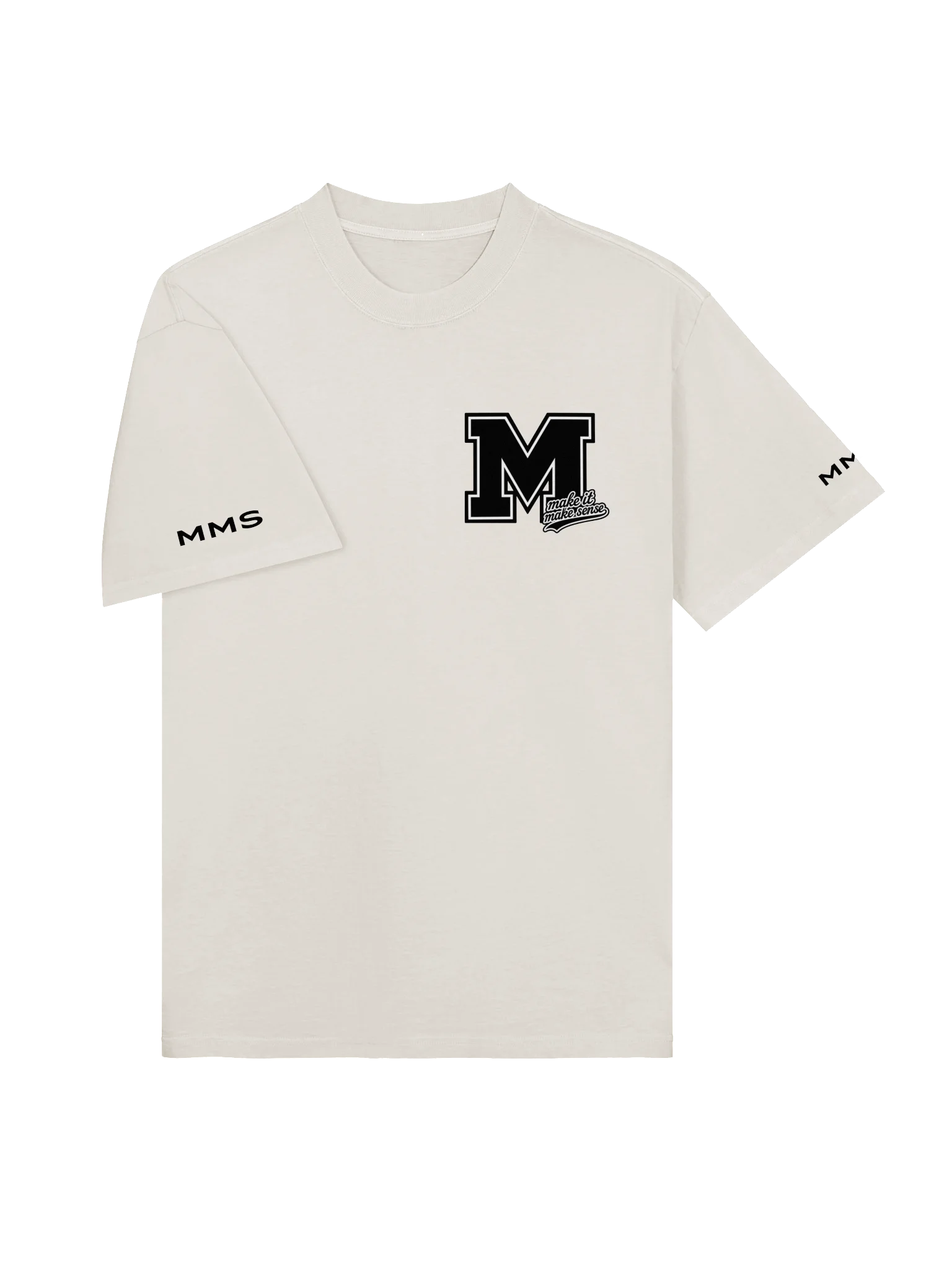 Make It Make Sense Blk Oversized M Tee product image (3)