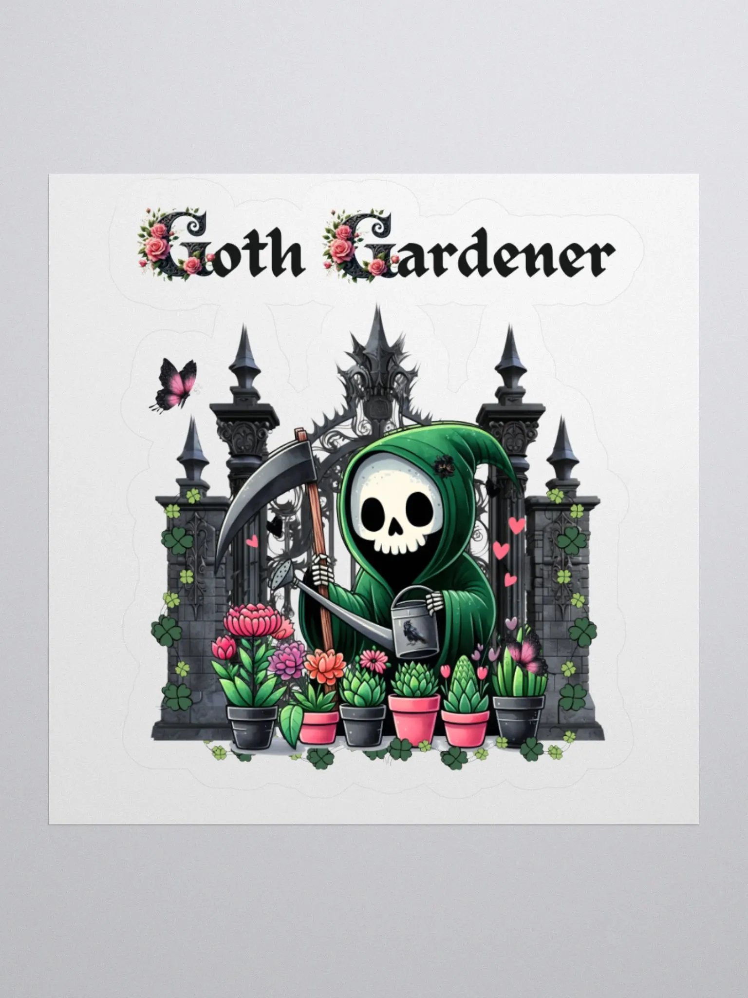 Goth Gardener Sticker product image (3)