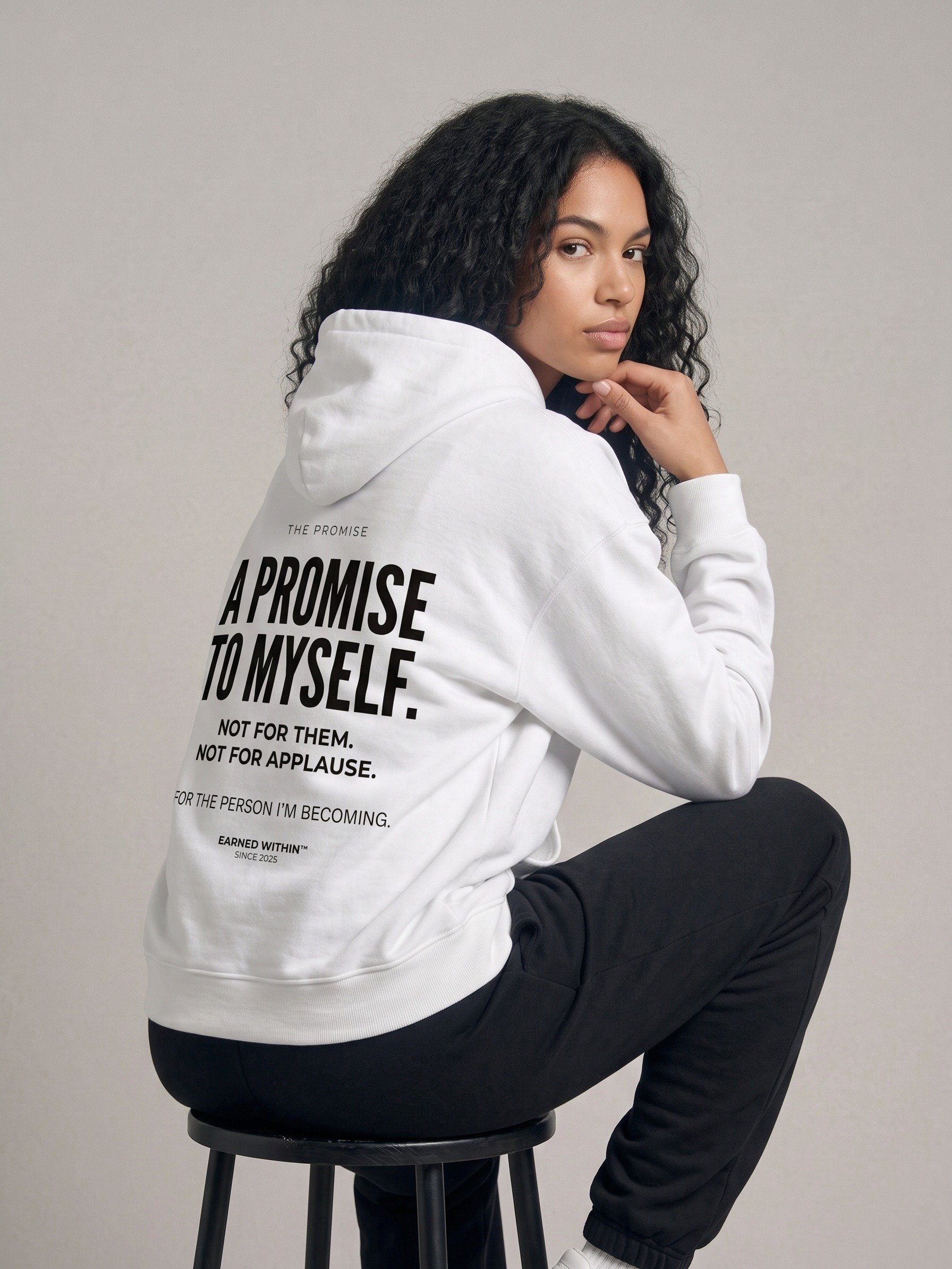 A PROMISE TO MYSELF HOODIE — LIGHT product image (13)