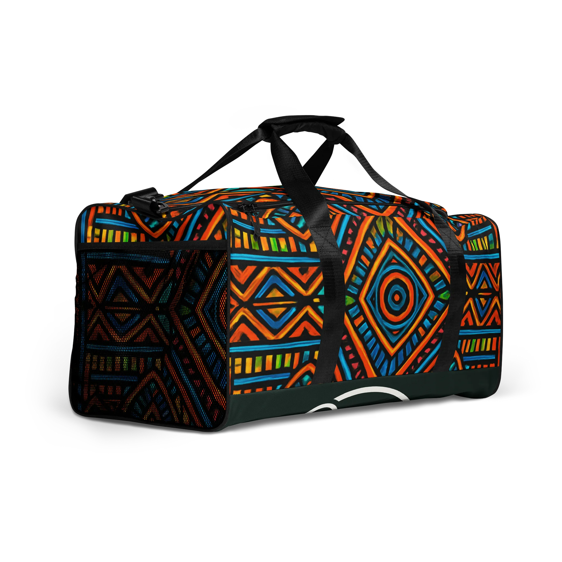 Vibrant Geometric Symphony Duffle Bag product image (2)
