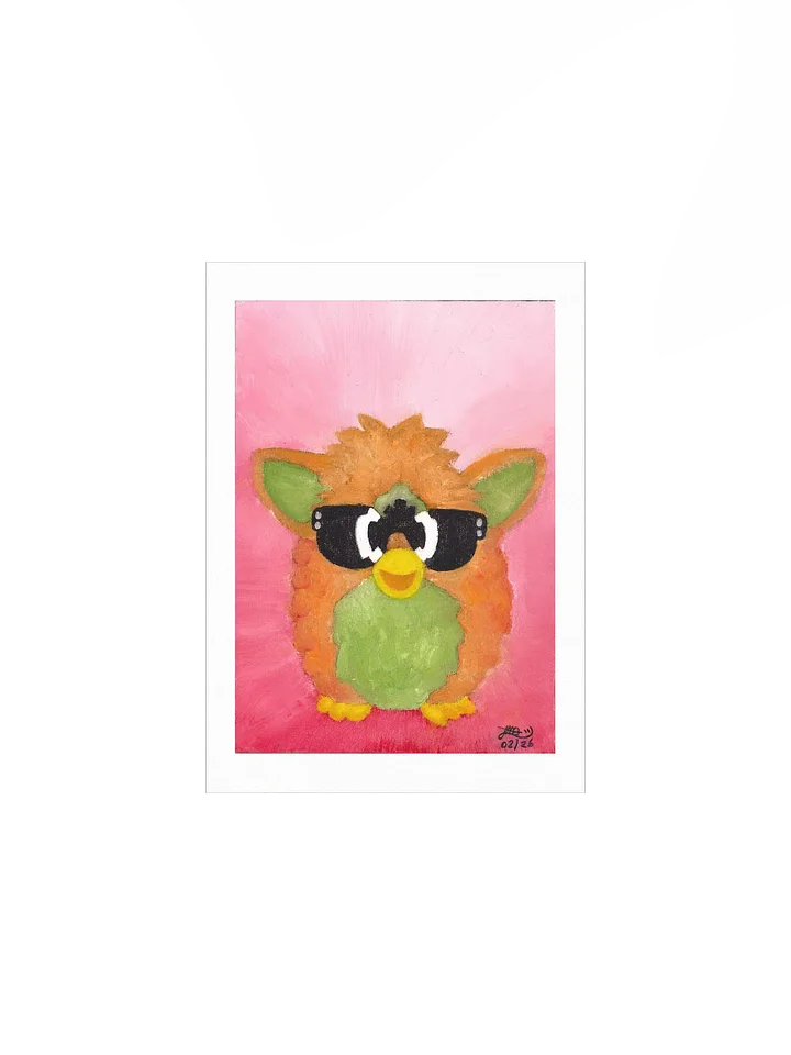 Furby Pink Oil Painting Print product image (2)