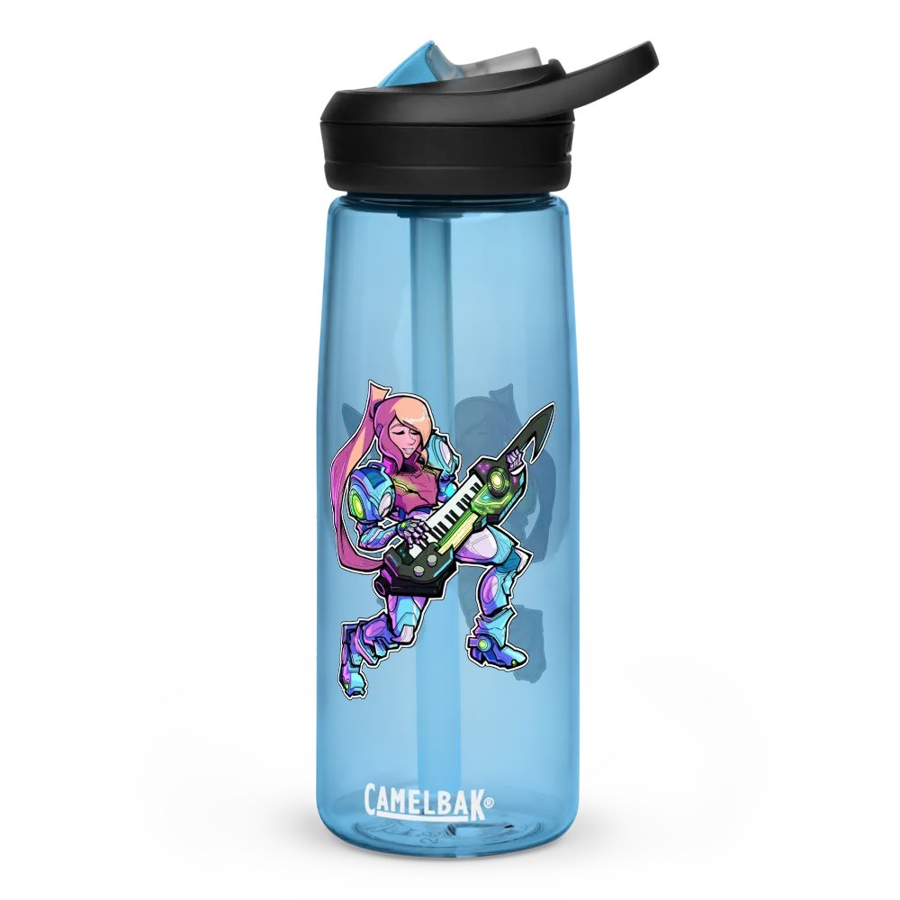 She Plays The Keytar Water Bottle product image (1)