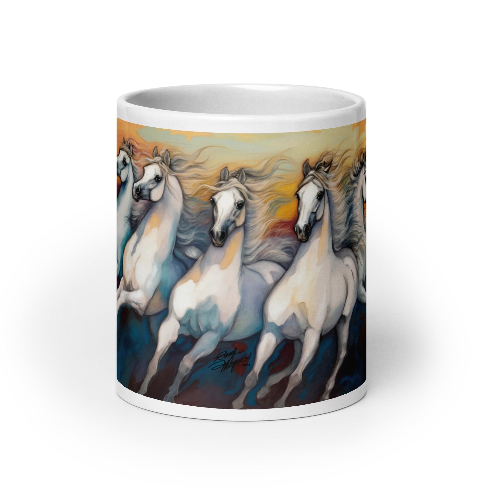 Sunset Horses Ceramic Mug product image (9)