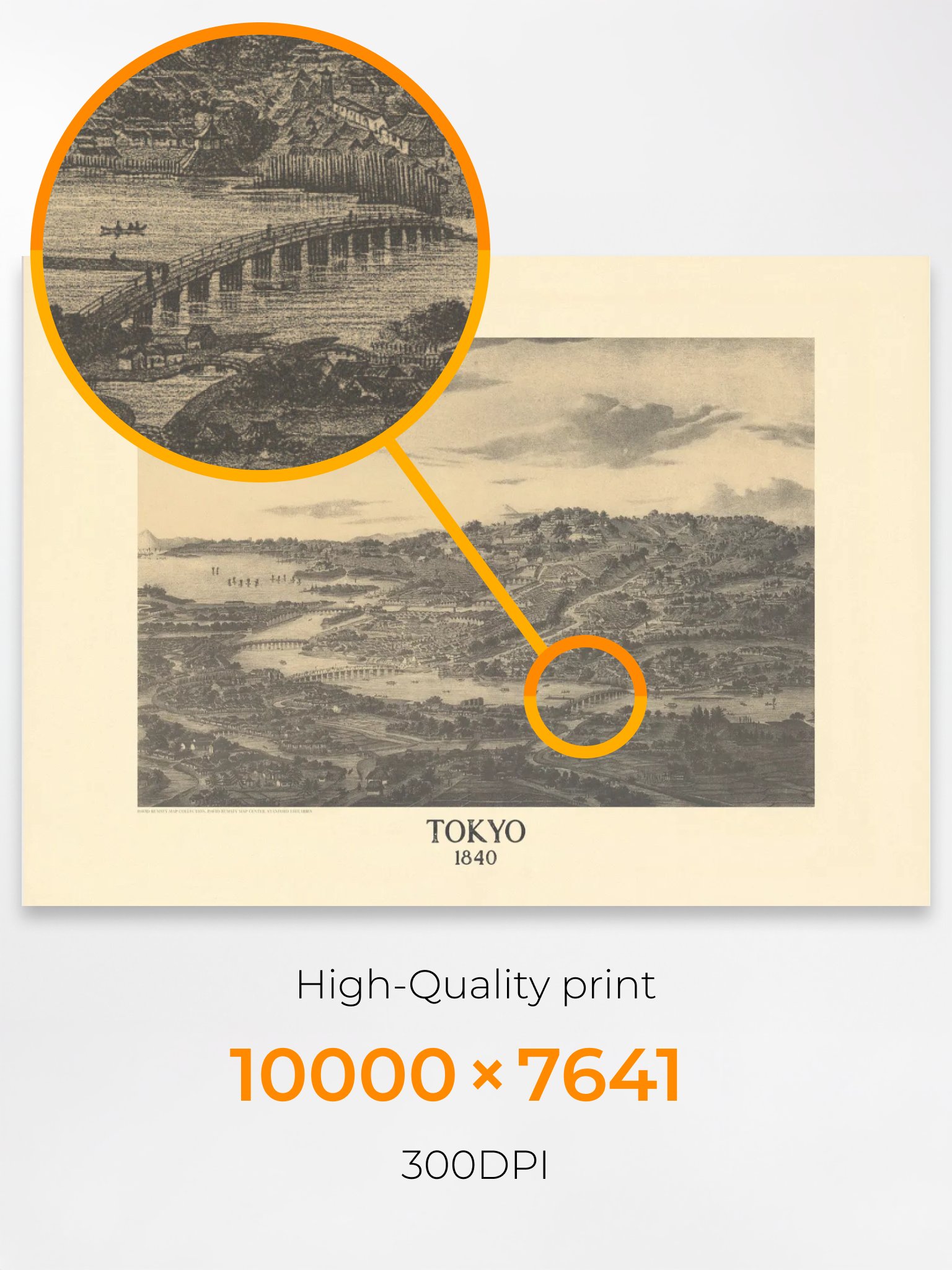 Tokyo 1840 (Unframed Poster Print) product image (4)