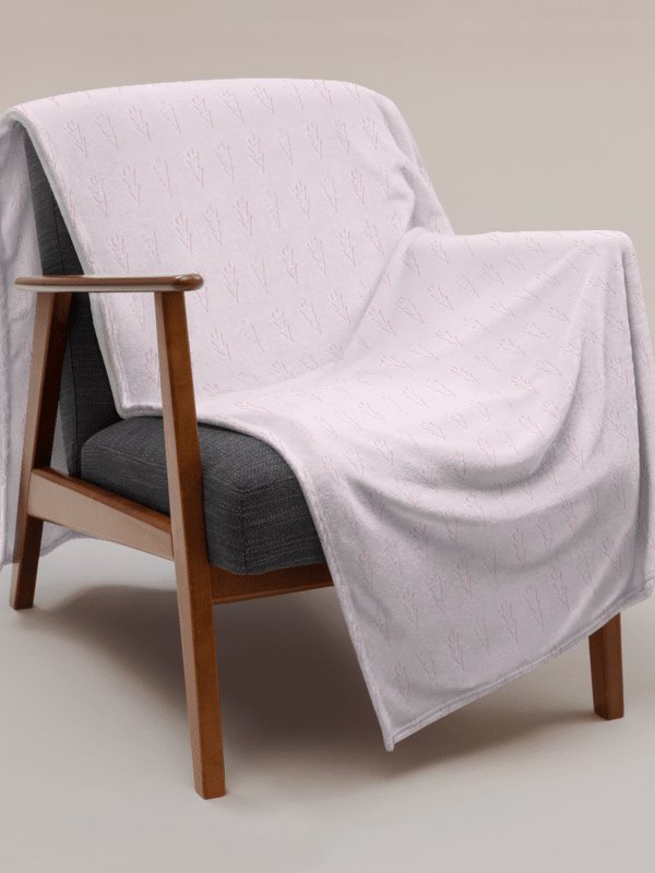 Plush Pink Christmas Tree Throw Blanket product image (9)