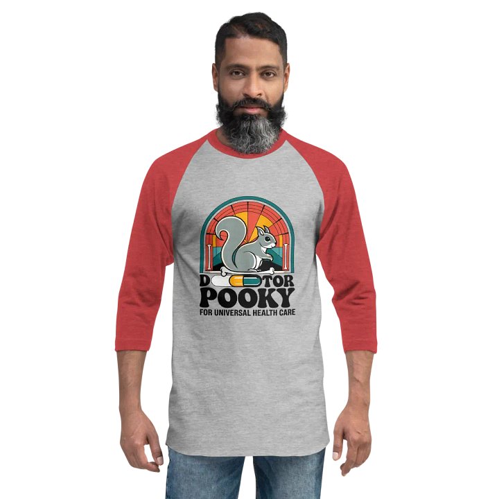 Universal Health Care Advocate Raglan Tee product image (2)