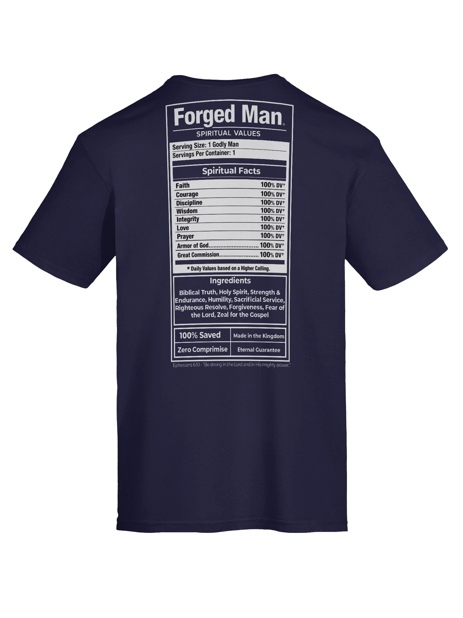 The Spiritual Facts Essential Tee - Navy product image (11)