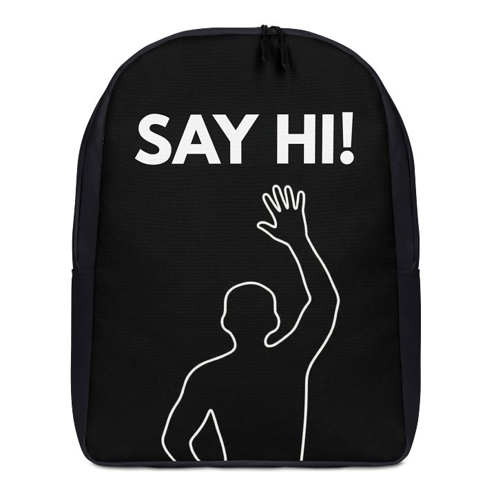 VIRAL Silhouette "Say Hi!" Backpack | Iconic Immersive Dance Workout All-Over Print Minimalist Bag product image (1)