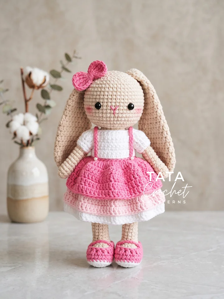 Bella the Sweet Bunny – Amigurumi Crochet Pattern | Digital Download PDF product image (2)