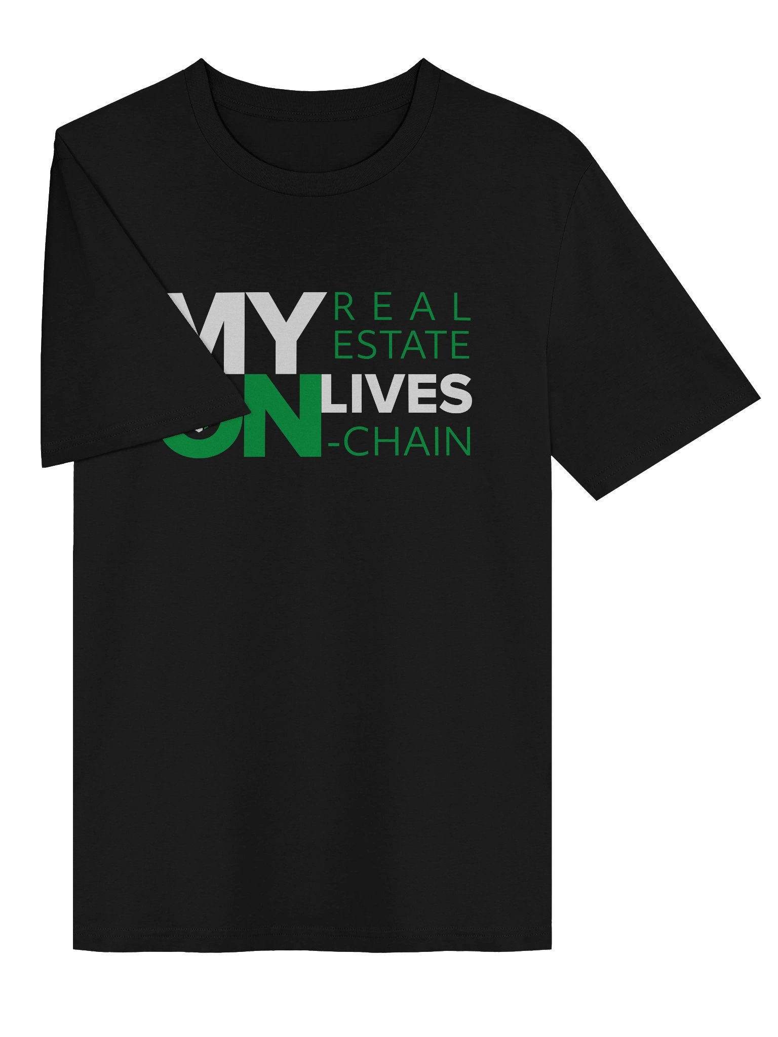 E-Estate “My Real Estate Lives On-Chain” Statement Tee (Unisex) product image (3)